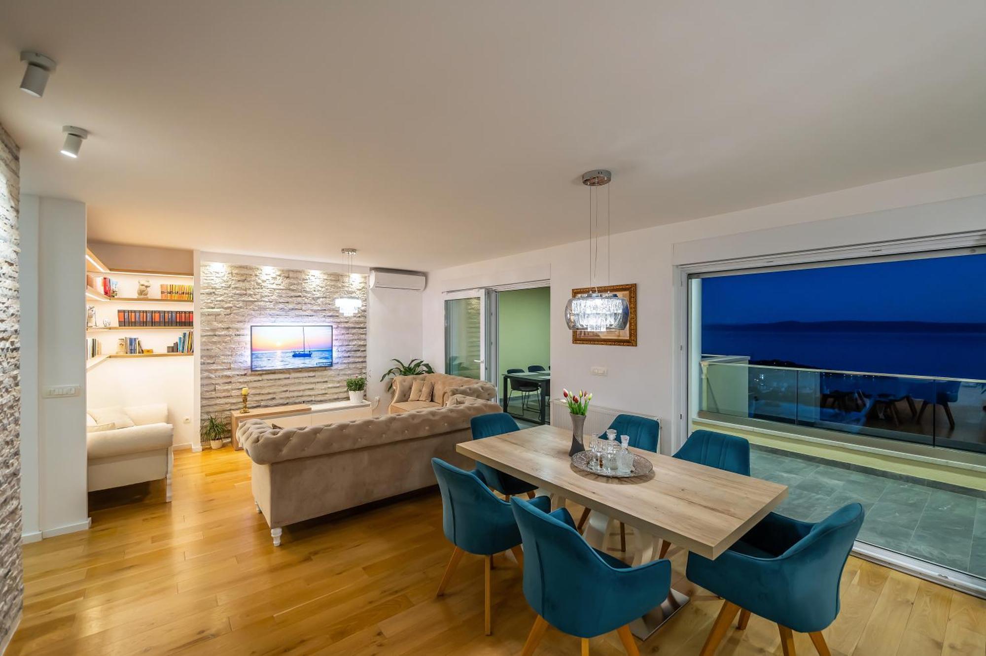 Apartmán Penthouse Nikola Makarská Exteriér fotografie